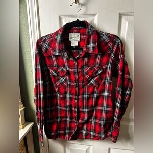 Overdrive Plaid Button Down Shirt